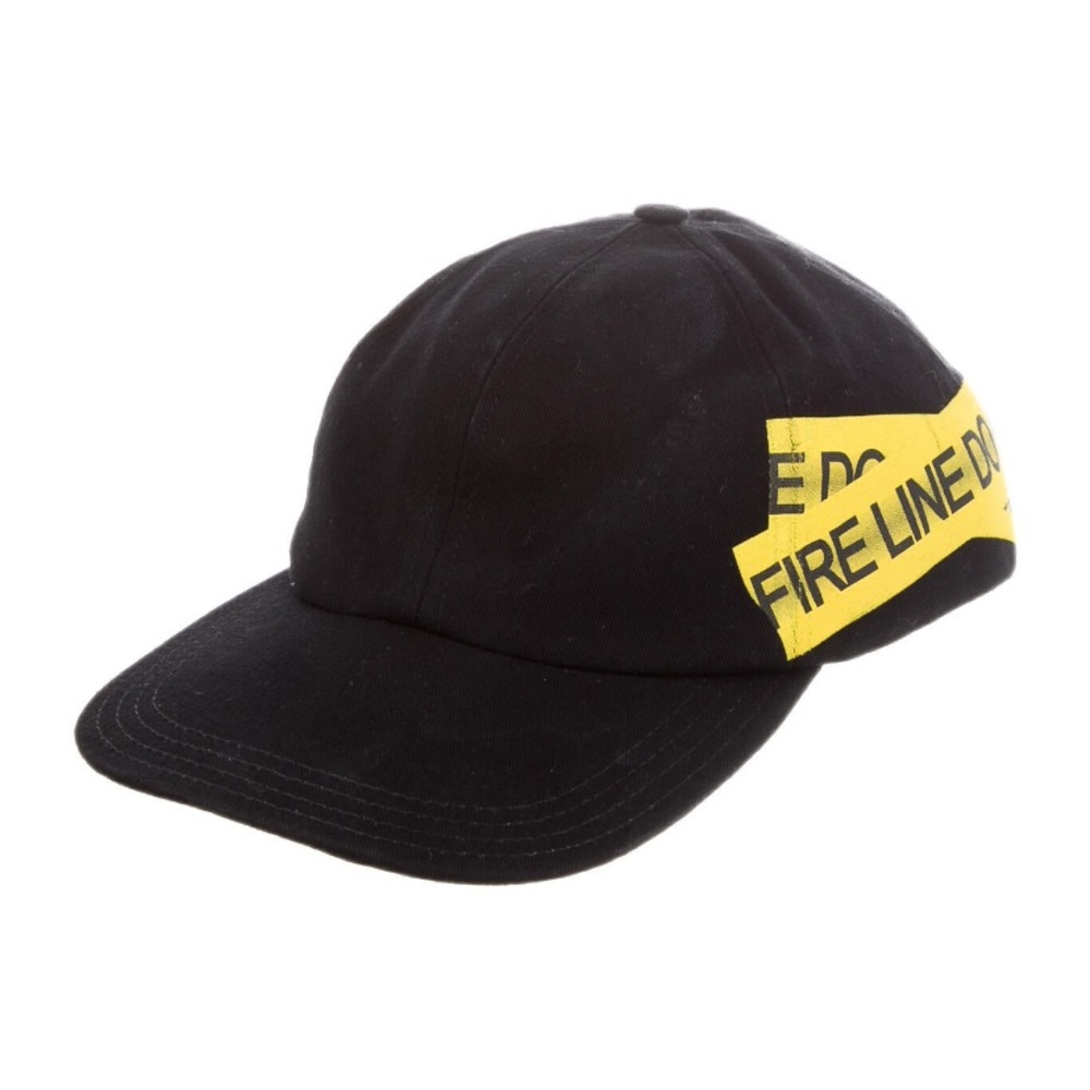 Off white fire tape hat